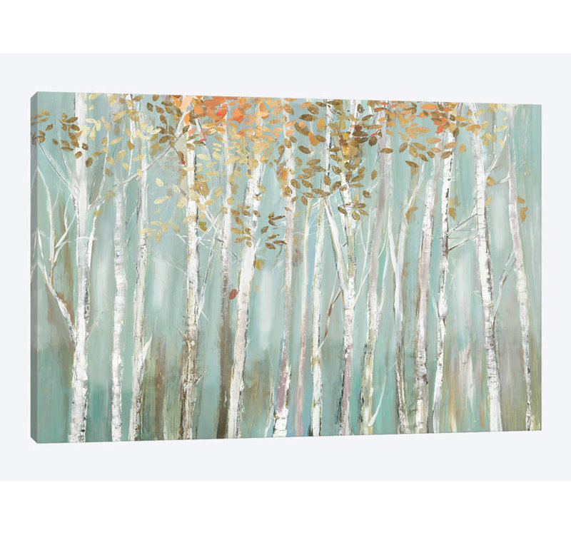 «Enchanted Forest» par Allison Pearce - impression sur toile tendue, H 40 po x l 60 po x P 1,5 po, Toile tendue, Pas de tapis