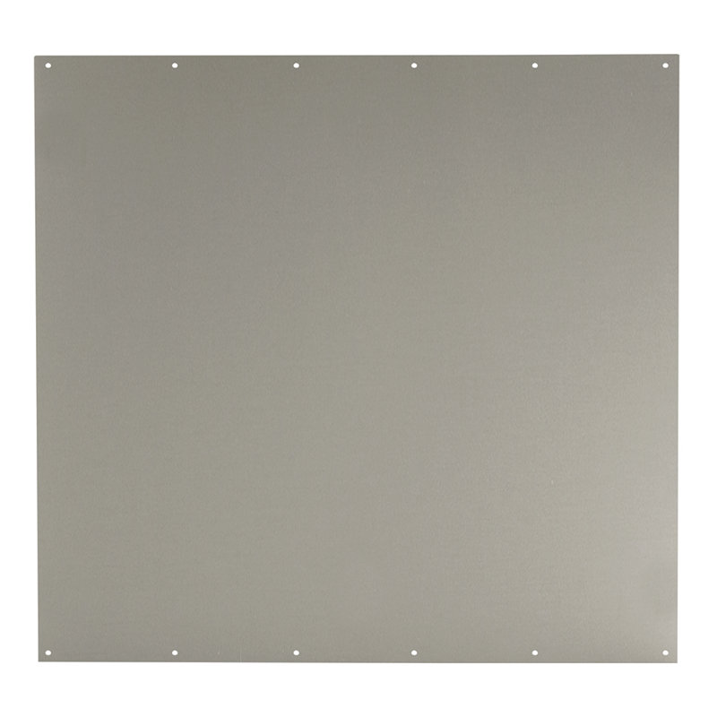 34 in. x 34 in. Stainless Steel Kickplate (Single Pack)