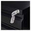 Classeur mobile noir avec serrure - 3 tiroirs de rangement en métal pour le bureau personnel