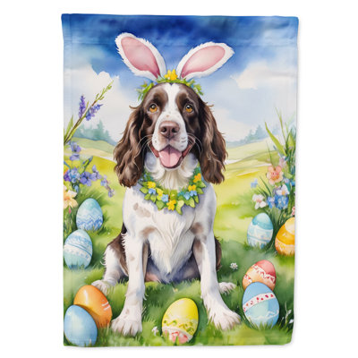 Easter Egg Hunt Double Sided 40'' H x 28'' W Polyester Easter House Flag
