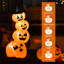 Ensemble gonflable de citrouille d'Halloween Costway