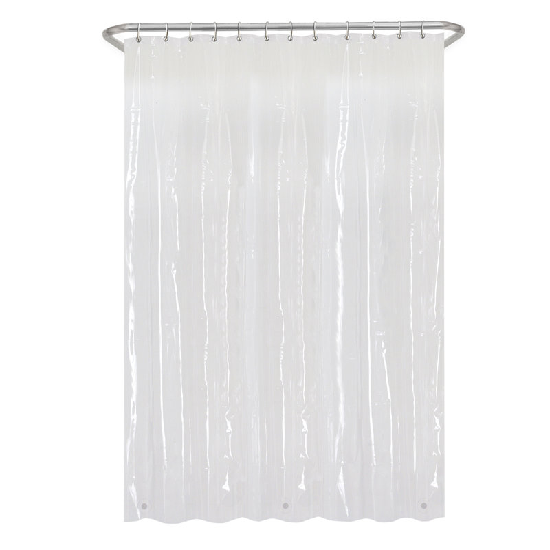 Doublure de rideau de douche en vinyle transparent