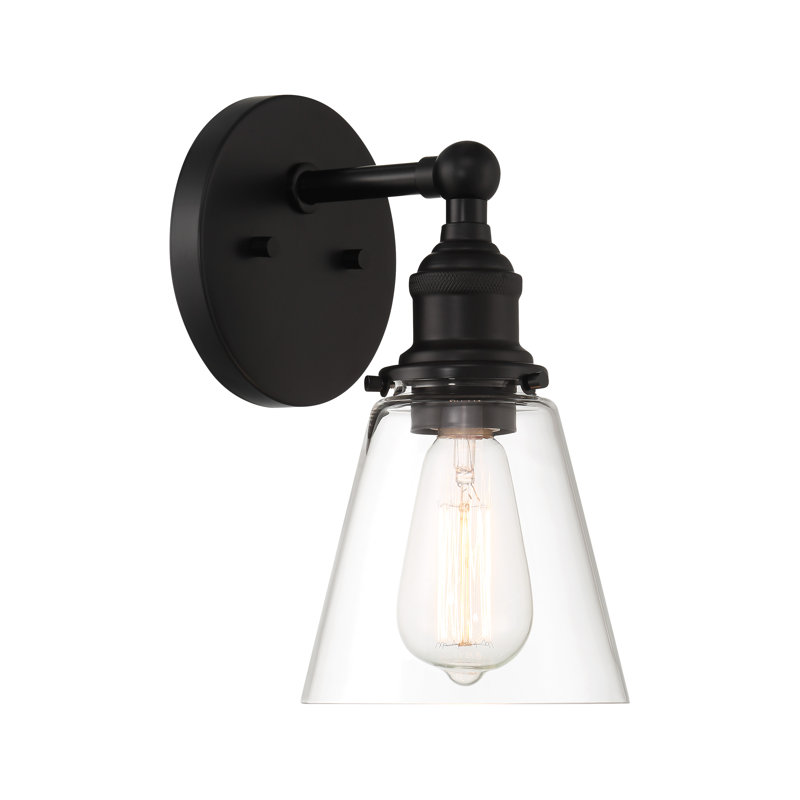 Breakwater Bay Adeen - 1 Lt Wall Sconce, Coal