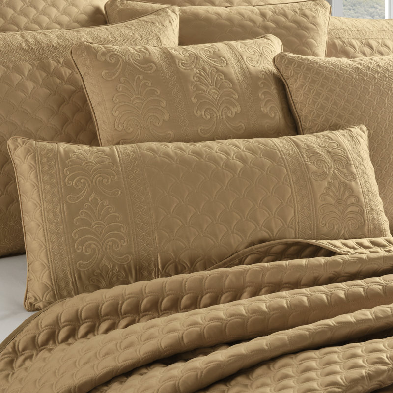 Coussin décoratif Lyndon Boudoir, Doré