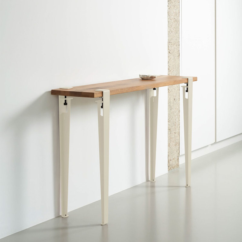Tiptoe Steel Table Legs, Cream White