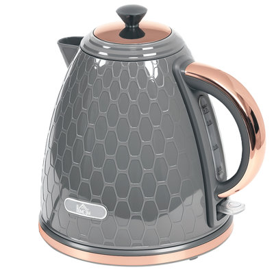 HOMCOM Electric Kettle Fast Boil 1.7L 3kW Auto Shut-off