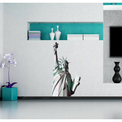 Décalcomanie murale polygonale