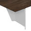 Table de conférence 192 "Elleny avec œillets Power Neo / noyer / blanc-663258410-663258453
