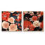 Elyna - Ensemble de 2 collages carrés botaniques abstraits-101846304-101846303