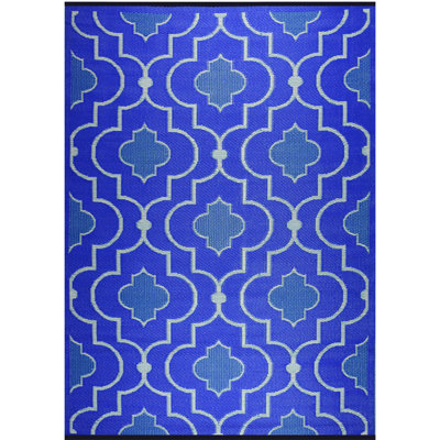 Barboza Geometric Hand Woven 150cm X 210cm Indoor / Outdoor Area Rug