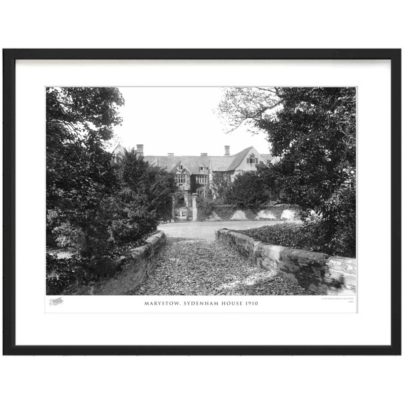 Marystow, Sydenham House 1910 by Francis Frith - Single Picture Frame Print, 40cm H x 50cm W x 2.3cm D