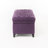 Purple Fabric Storage - 49.78 In.D X 20.93 In.W 18.30 In.H Birch Legs Living Room Decor & Organization 49.78D 20.93W 18.30H Fabric, Helper-669089920