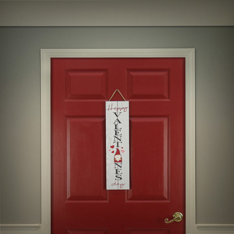 Plaque murale 24 "Happy Valentines Day"