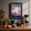 Towering Cloudscape Modern - Framed Print-414305251-414305250