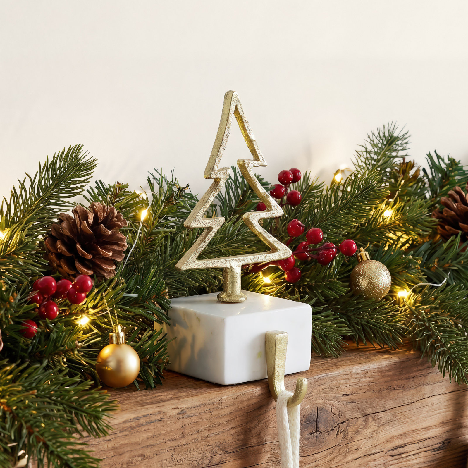 Christmas Tree Stocking Holder
