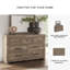 Commode et miroir Keithland