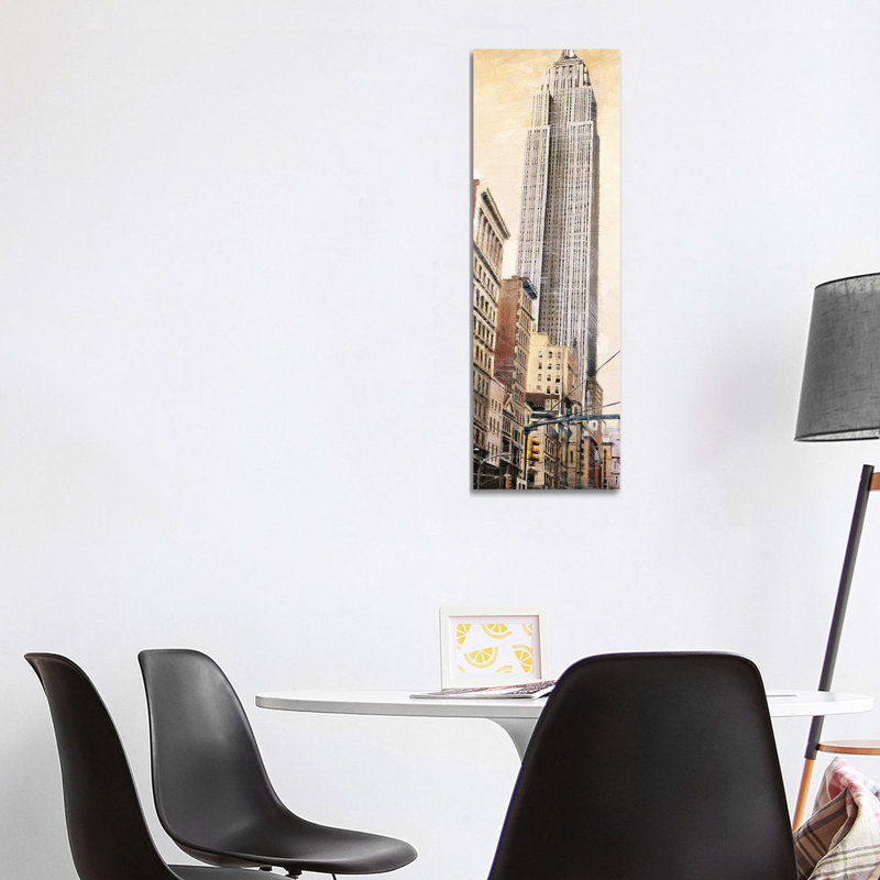 The Empire State Building by Matthew Daniels - Wrapped Canvas Panoramic Gallery-Wrapped Canvas Giclée