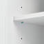 Armoire de rangement haute avec deux tiroirs, armoire d'entrée-155252935