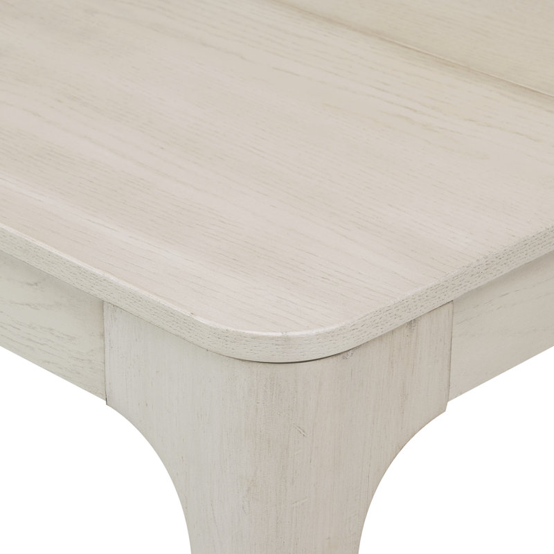 Table de salle à manger 66 "rectangulaire avec pieds en bois massif