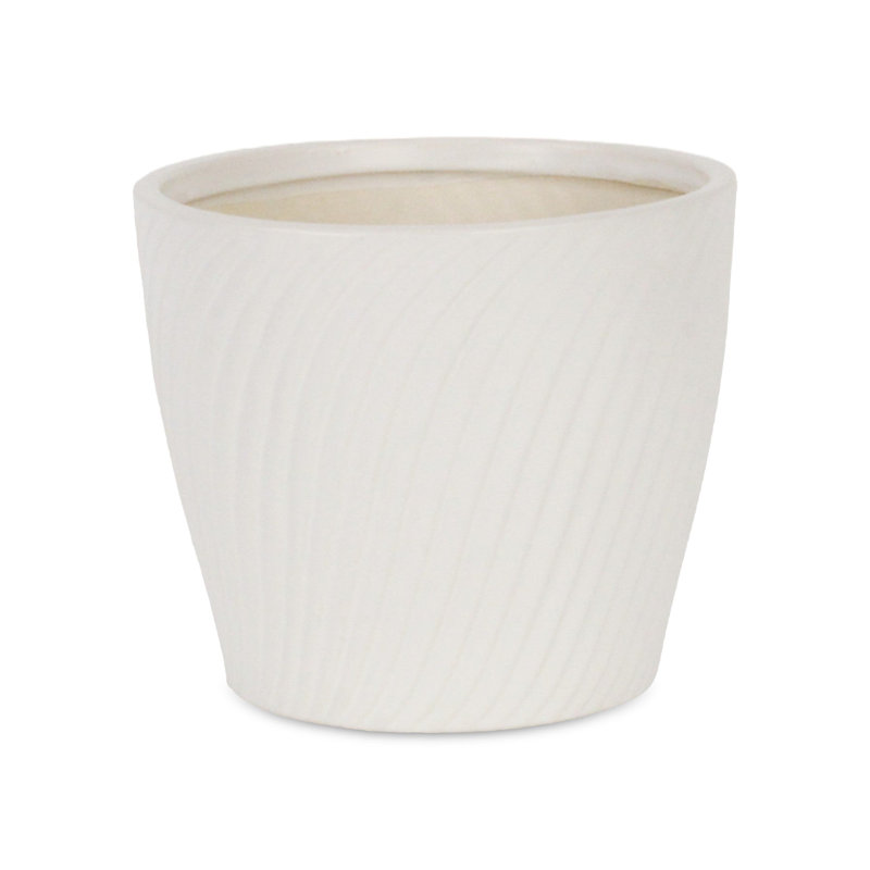Currula Handmade Ceramic Pot Planter, 5.75" x 6.75" x 6.75"