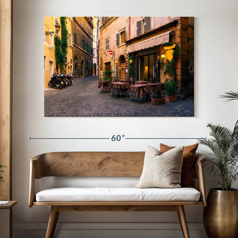 Sirci, rue historique de Rome, H 34 po x l 51 po