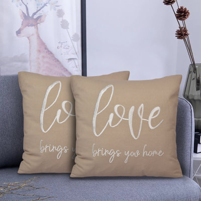 Housse de coussin 100% coton