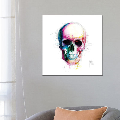Angels Skull by Patrice Murciano - Wrapped Canvas Painting