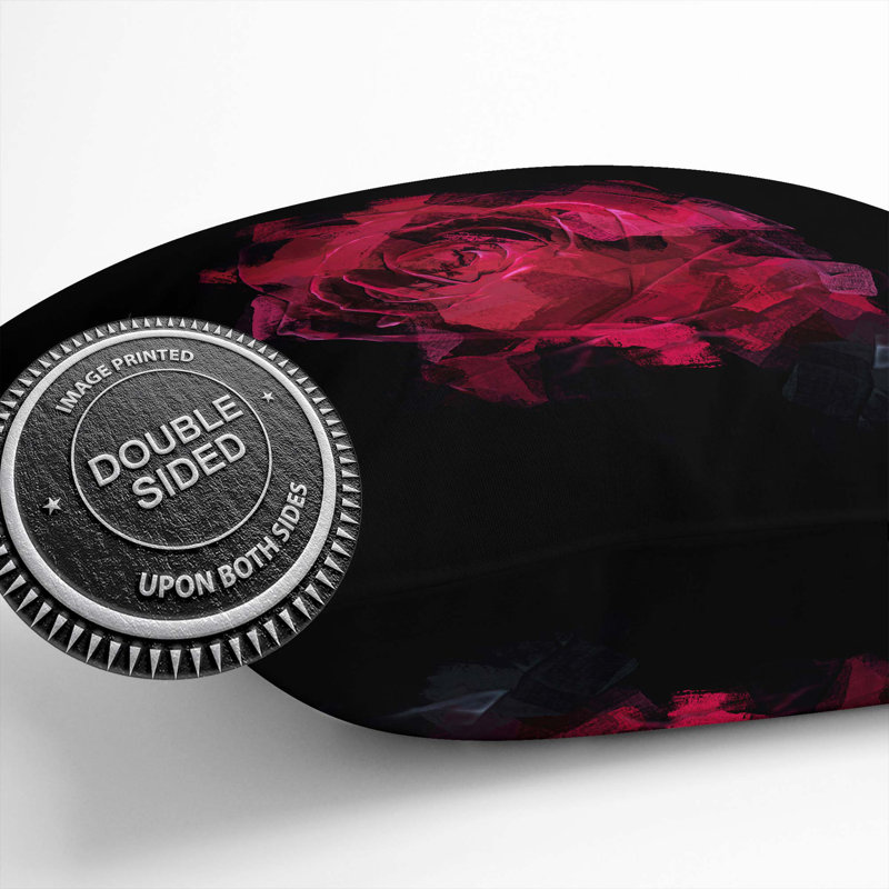Abstract Square Throw Cushion, 55 x 55 cm