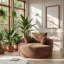 Fauteuil-lit en velours côtelé l 13 po x P 58 po x WF140