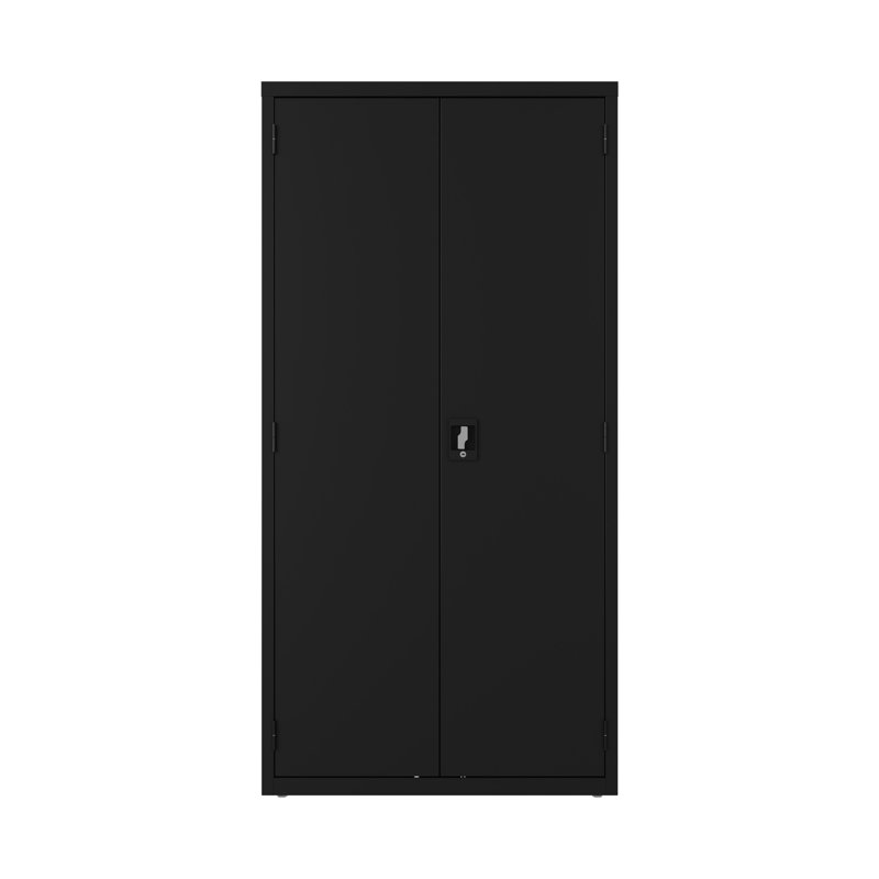 Armoire de rangement à 5 tablettes Ayomide, Noir