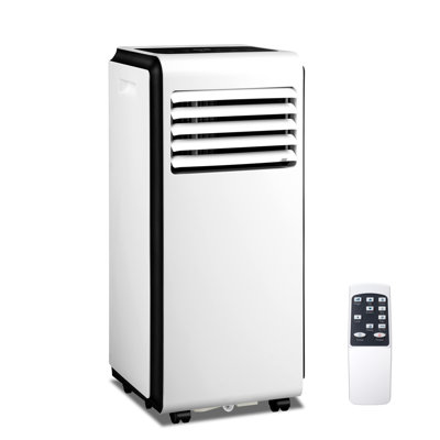 Climatiseur portatif 8 000 BTU Electactic, refroidit 350 pieds carrés à 61 ° F, 4 modes (froid / sec / ventilateur / sommeil), = 45dB ultra silencieux, installation facile avec télécommande et filtre lavable