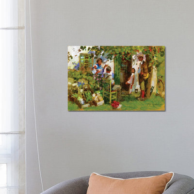 Family Gathering 1 Piece Wrapped Canvas Painting