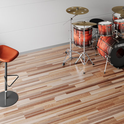 91.5cm W x 91.5cm L x 0.2cm Laminate Flooring