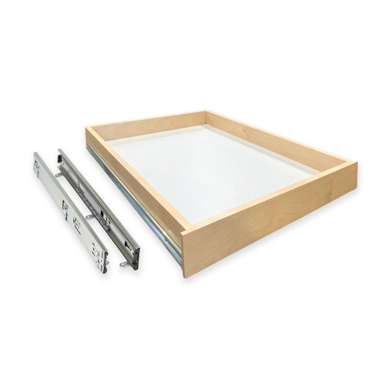 Tablette coulissante pleine extension en bouleau prêt à expédier Express Essentials, 21.5", 30"
