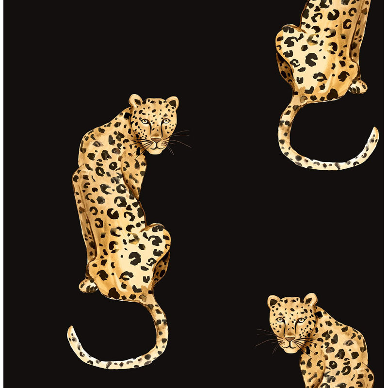 Leopard King Animal Peel And Stick Wallpaper