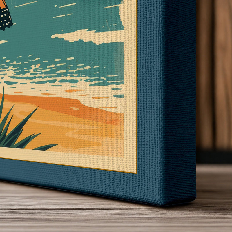 Print, 30x20 - 76.2 x 50.8 cm, Teal Border