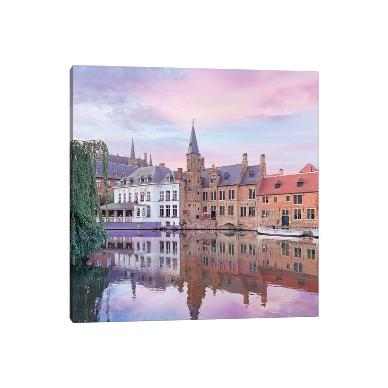 Bruge Fantasy by Erin Summer - Print on Canvas, Wrapped Canvas, 66.04cm H x 66.04cm W x 3.81cm D
