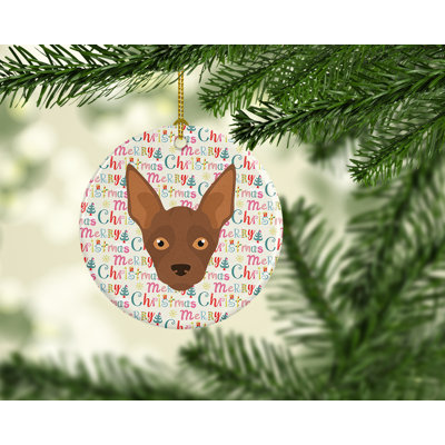 2.8'' Ceramic Animals Hanging Figurine Ornament