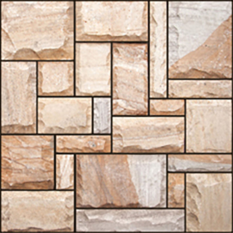 30.5cm W x 30.5cm L PVC Peel and Stick Field Tile