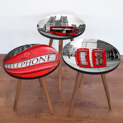 Tables gigognes 3 pieds Azar