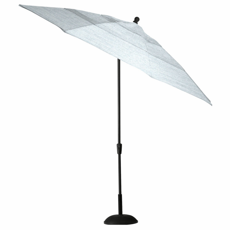 11' Cantilerver Umbrella, Black, Paper Sky