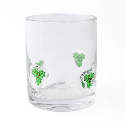 Holly Icon Drinking Glass