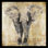 «Elephant Poster», reproduction d'art encadrée