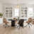 18'' H Swivel Faux Leather Dining Chair With Curved Solid Wood Back, Modern Armless Upholstered Side Chair With Steel Metal Base For Dining Room Kitchen Home Office-1440781014-1441482418