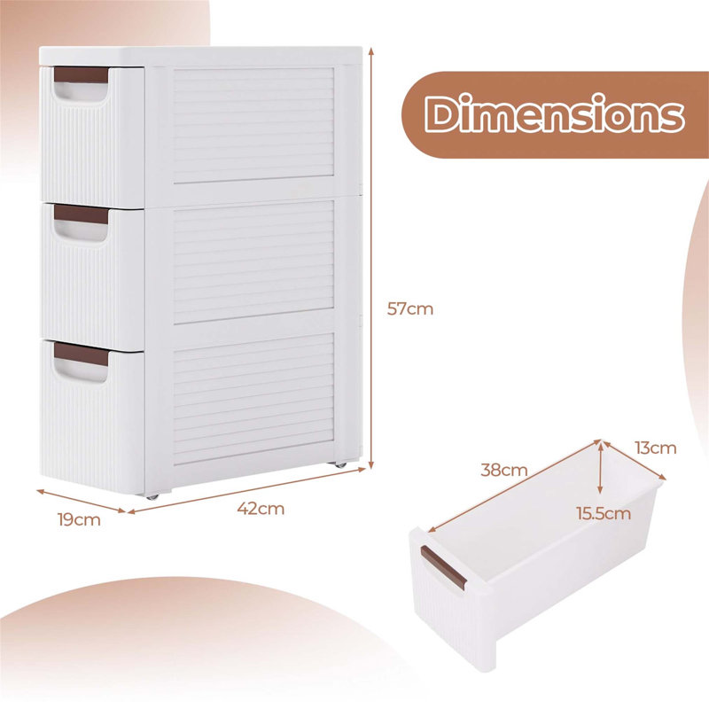Suela Plastic / Acrylic Bathroom Cabinet