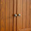 Armoire à 8 portes avec 4 tablettes - Organisez votre maison gracieusement avec rangement à 8 portes en chêne de 72,4 po de hauteur