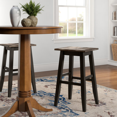 Mellor Upholstered Counter Stool with Solid Wood Frame