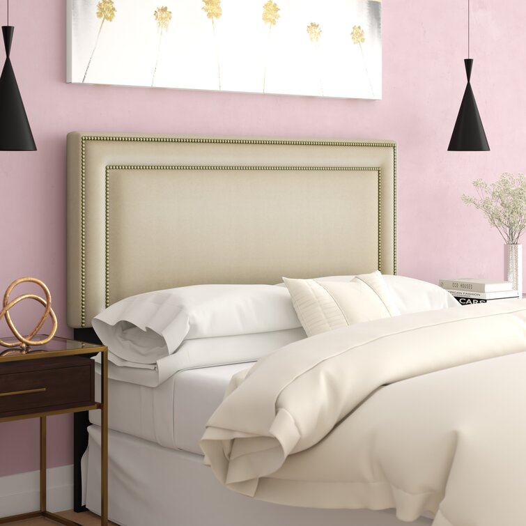 Dannilyn Nail Buttoned Upholstered Panel Headboard