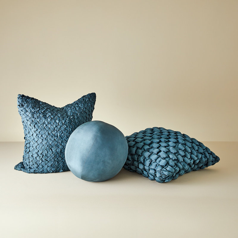Euro Pillow Cover & Insert, Blue