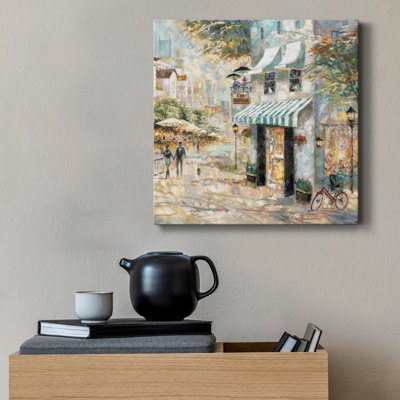 «Rooftop Cafe Détail II», reproduction d'art sur toile tendue